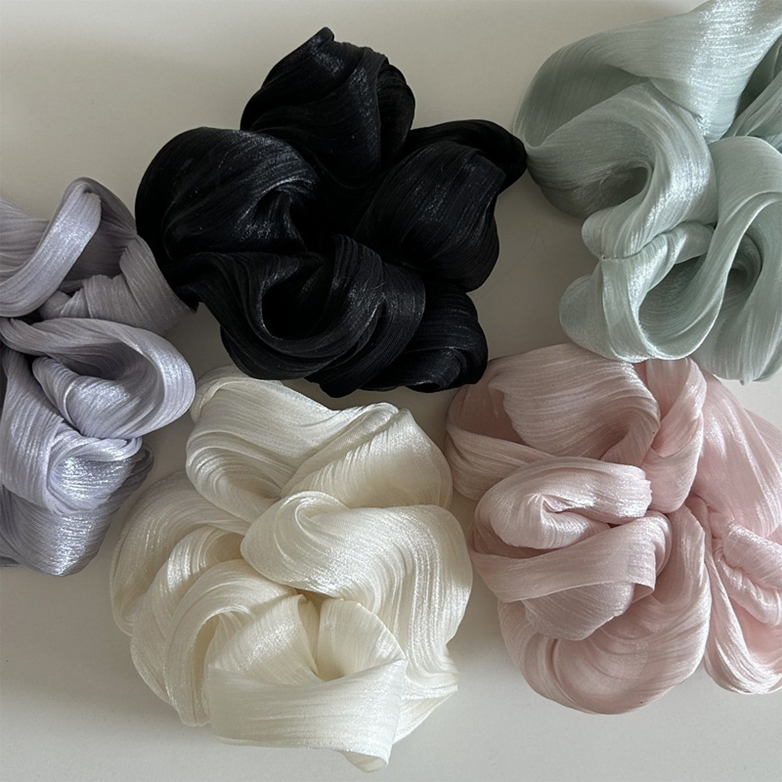 Korean Daily Lifestyle - Korean-style Hair Tie Fashionable Pearlescent Large