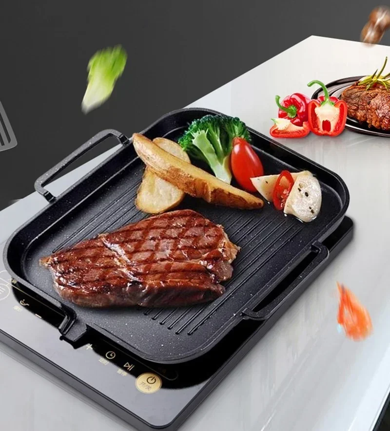 Aluminum Frying Pan Non-stick  - Korean Bbq Grill review and price