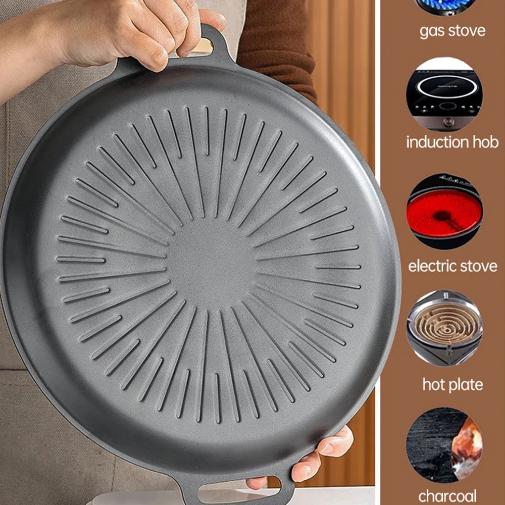 34CM Outdoor BBQ Grill Pan Non - Korean Bbq Grill review and price