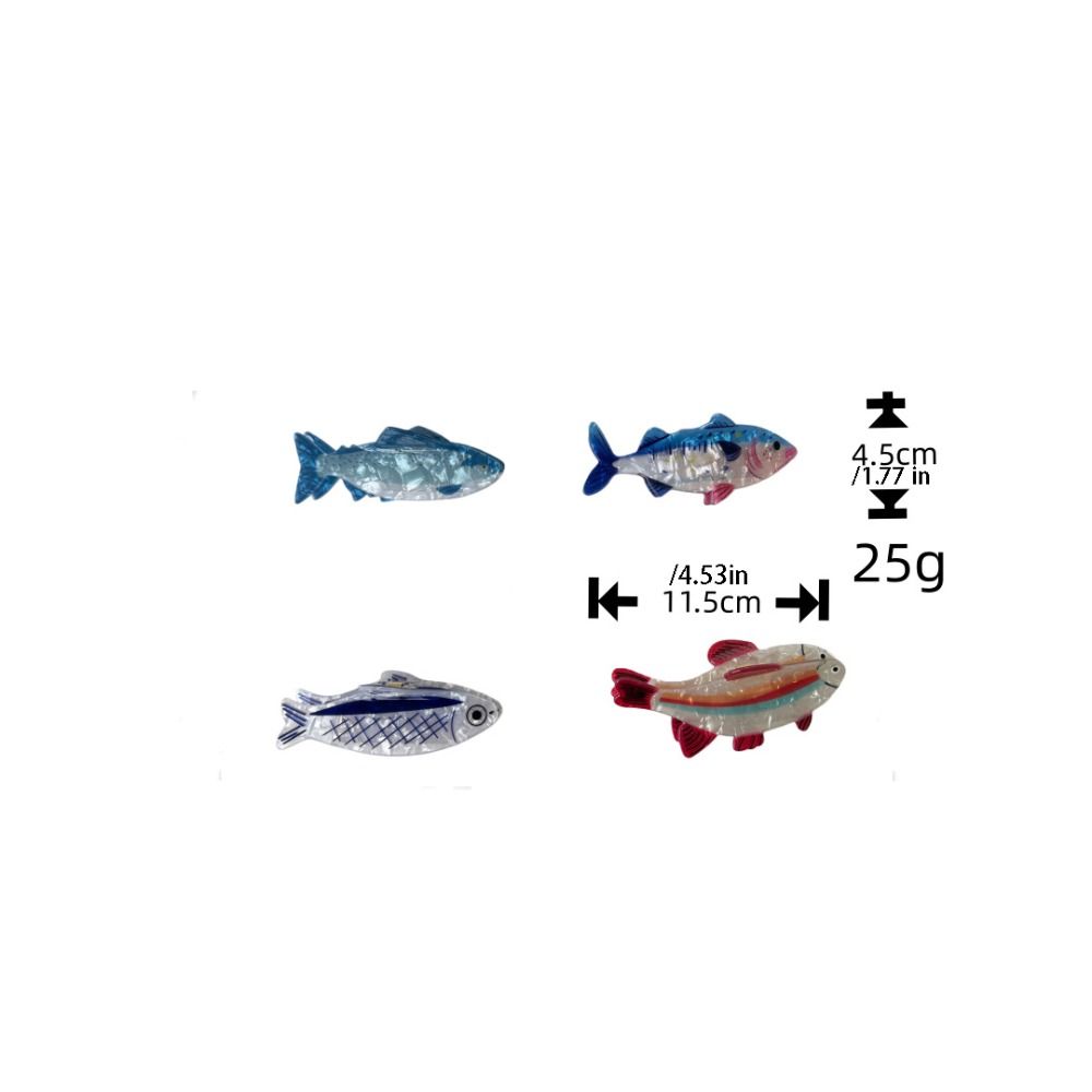 Hairpin Ocean Animal Hair Claw - Lifestyle In Korean review and price