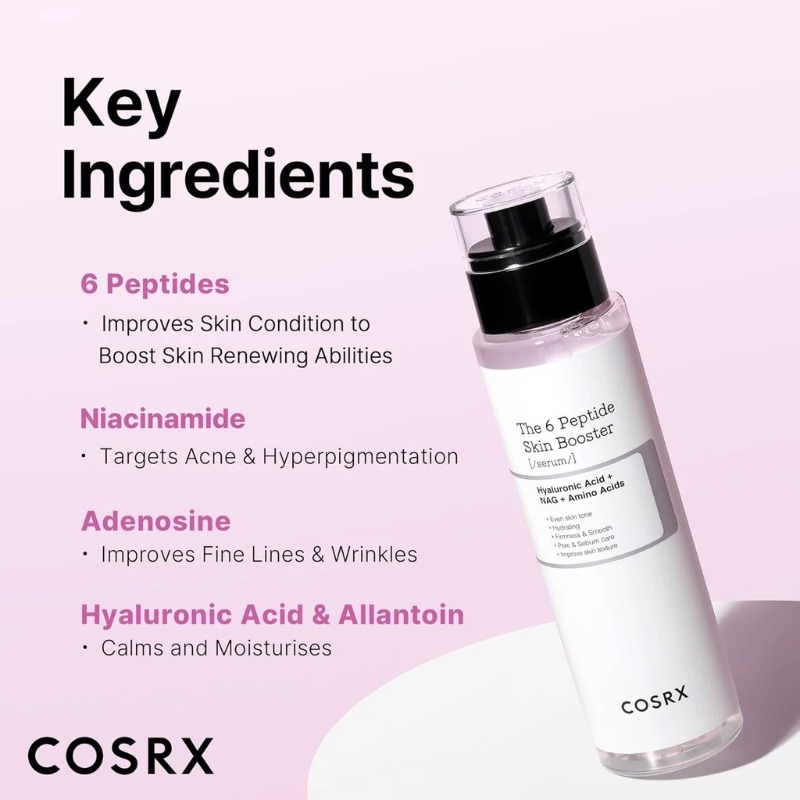 Korean Skincare 6X Peptide Boo - Essence Serum Toner review and price
