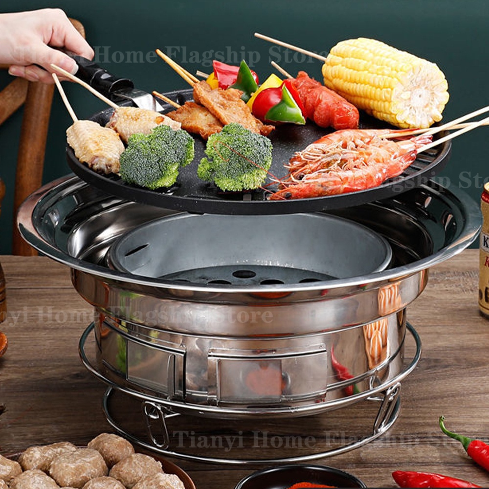 Stainless Steel Charcoal Grill - Korean Bbq Grill review and price
